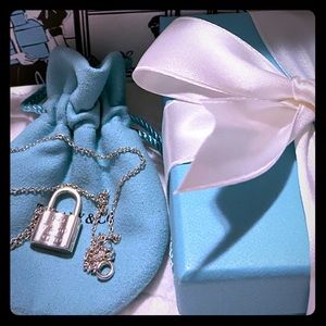 Authentic Tiffany & Co. 1837 Padlock pendant